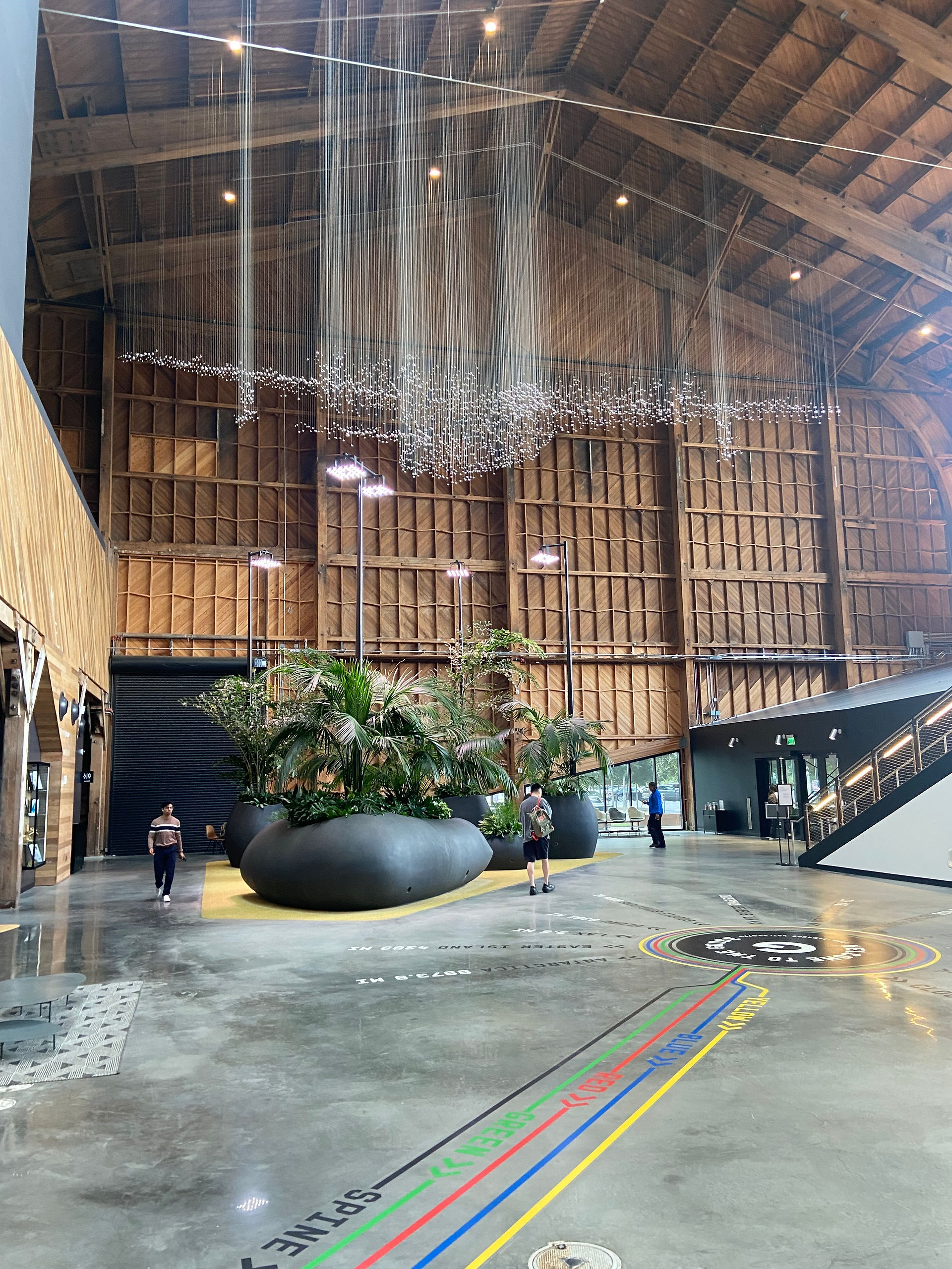 Artwork inside the Google Office in Playa Vista 