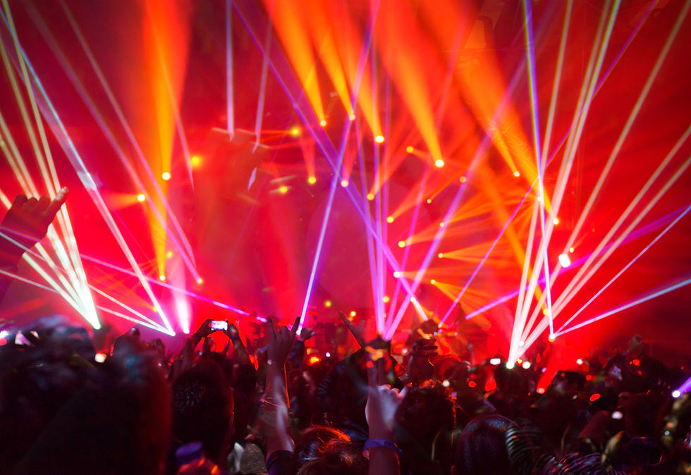 Concert stage lights