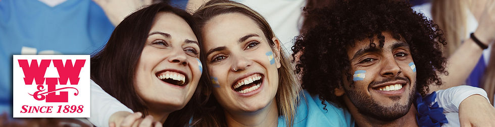 A header image of three smiling fans with the WW&L logo overlaid