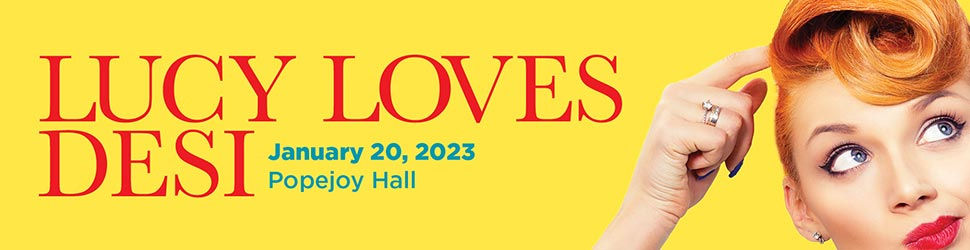 Banner ad example for the show Lucy Loves Desi